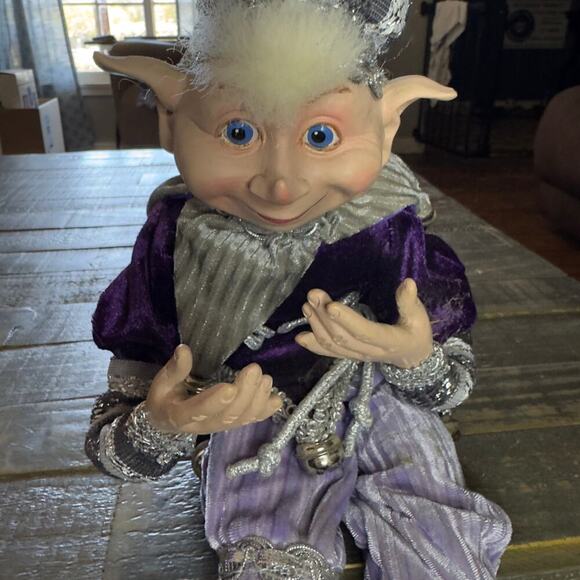 2 Porcelain Jester Shelf Sitter Dolls 1 By Robert Stanley - Picture 7 of 11